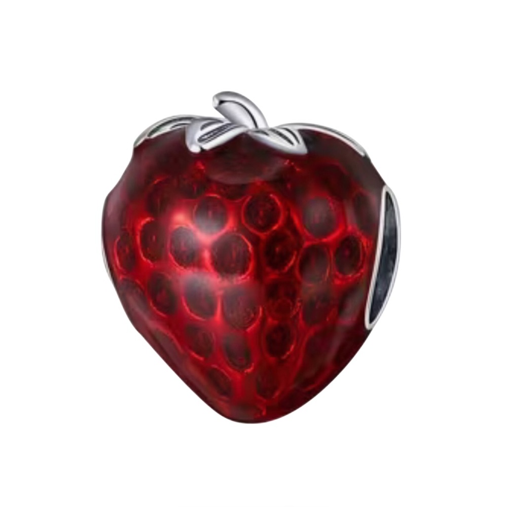 S925 Strawberry Bead Charm Pandora Style